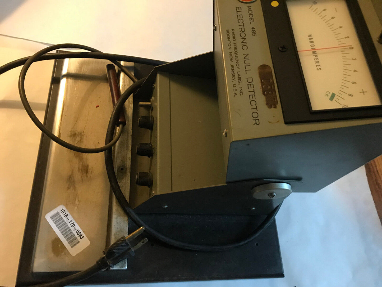Radio Frequency Labs 485,Model 485 Radio Frequency Electronic Null Detector,Et