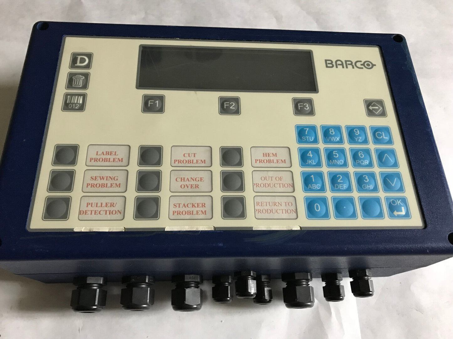 A901137 Barco Du8p 100-240V Data Collection Terminal Operator Panel,A901137,Aa