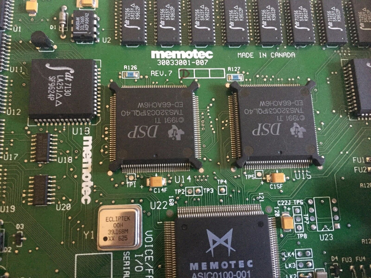 Memotec 30033001-007,Memotec Ac600,17000718-004,Fxs Board,Bv
