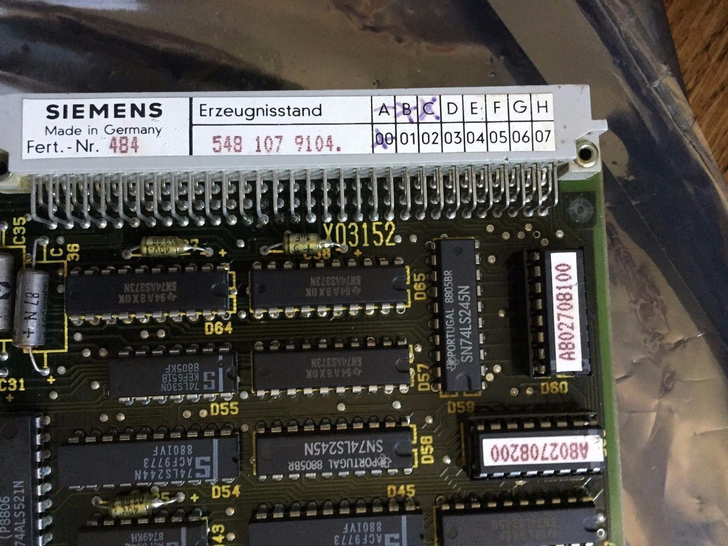 Siemens 6Fx1110-7Ad01,Siemens 03150 Cpu Module Sirotec Rcm 8Mghz 110,Cr
