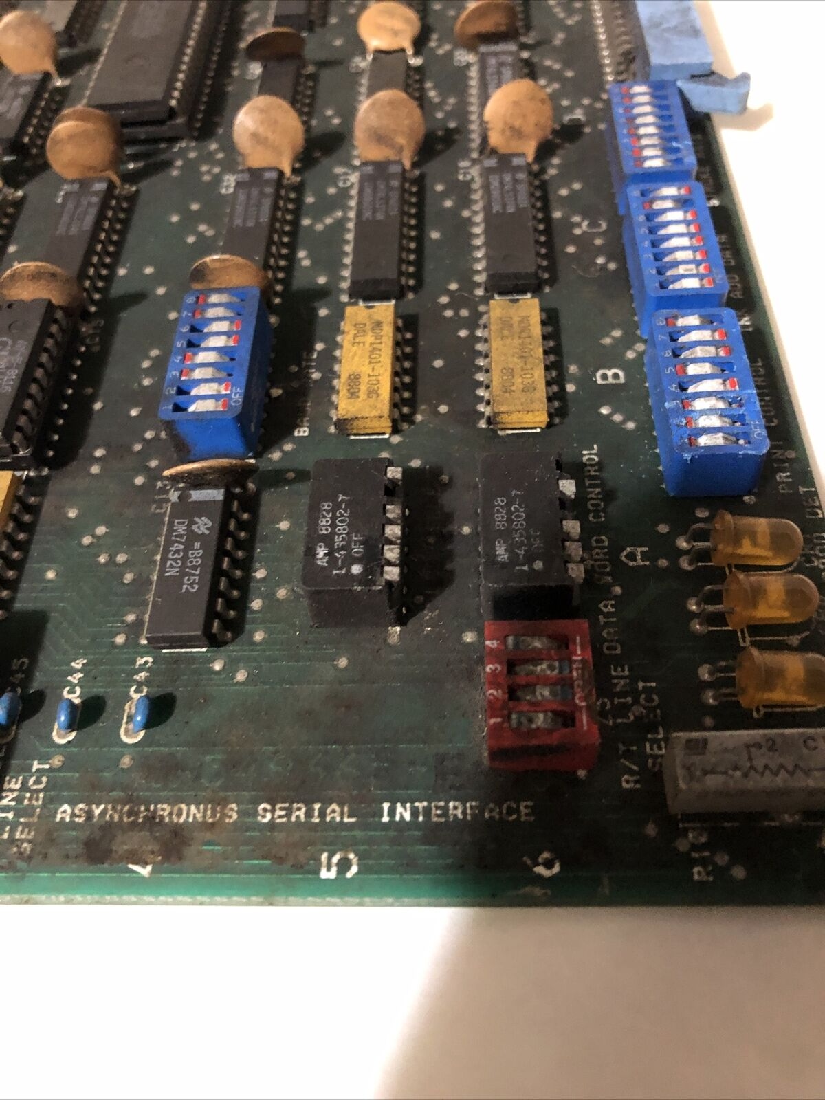 Videojet 349665 Asynchronus Serial Interface  349670-D,349665-F Pcb Board,Bp