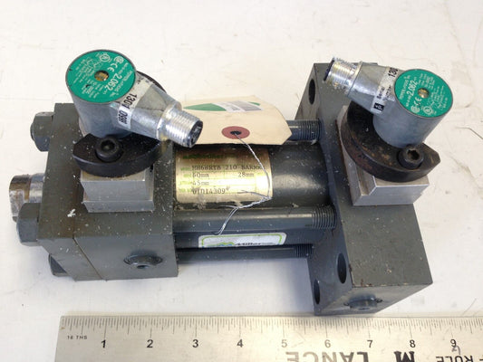 Miller Mh68rtb Hydraulic Cylinder,3/4Npt 50Mm-Bore, 45Mm-Stroke, 210-Bar,Dk