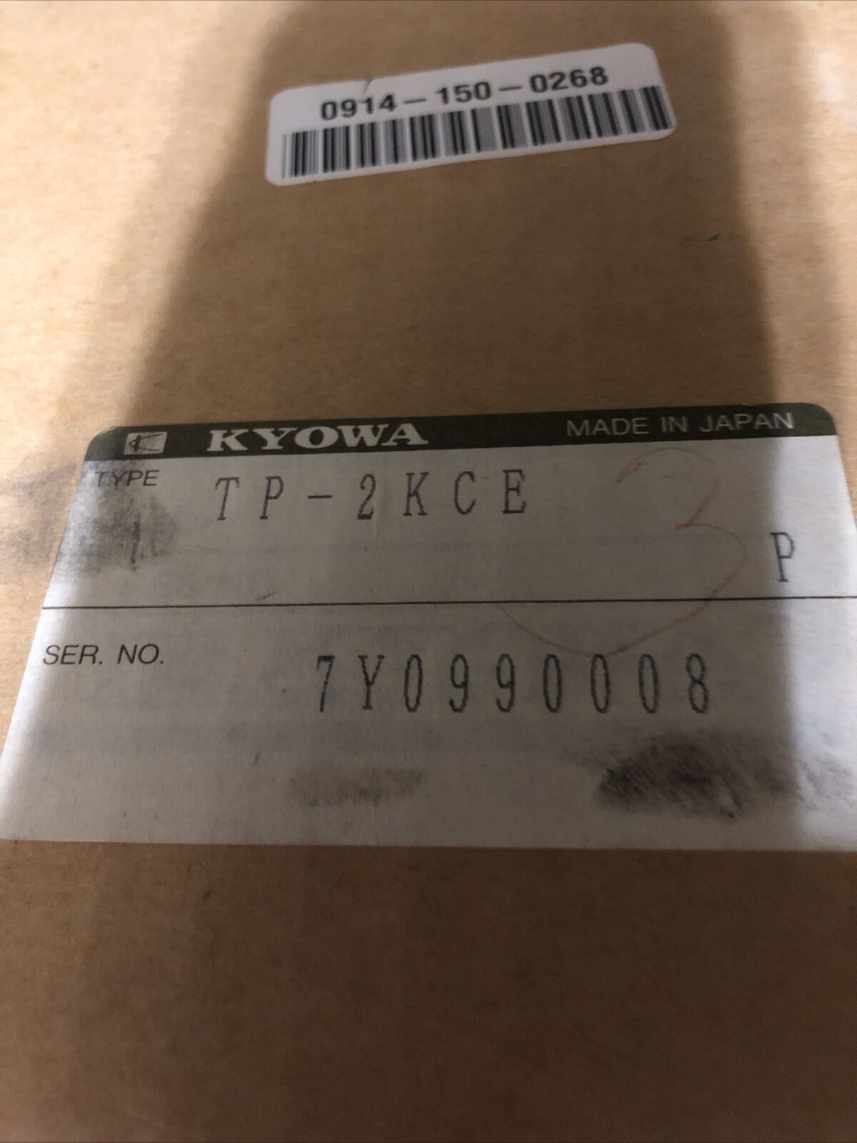 New Kyowa Tp-2Kce High-Speed Torque Transducer, 2 Kgf-Cm,Fc
