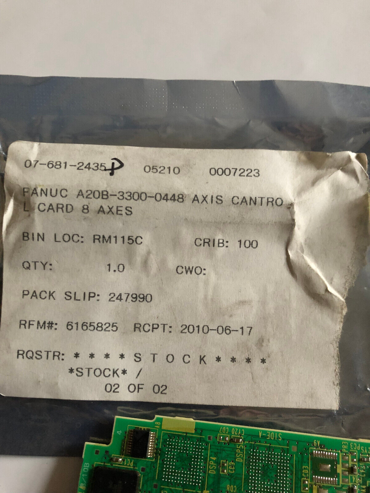 New Fanuc A350-3300-T448/07 Memory Module Board,3300-044 3300-0448/10B,Eb