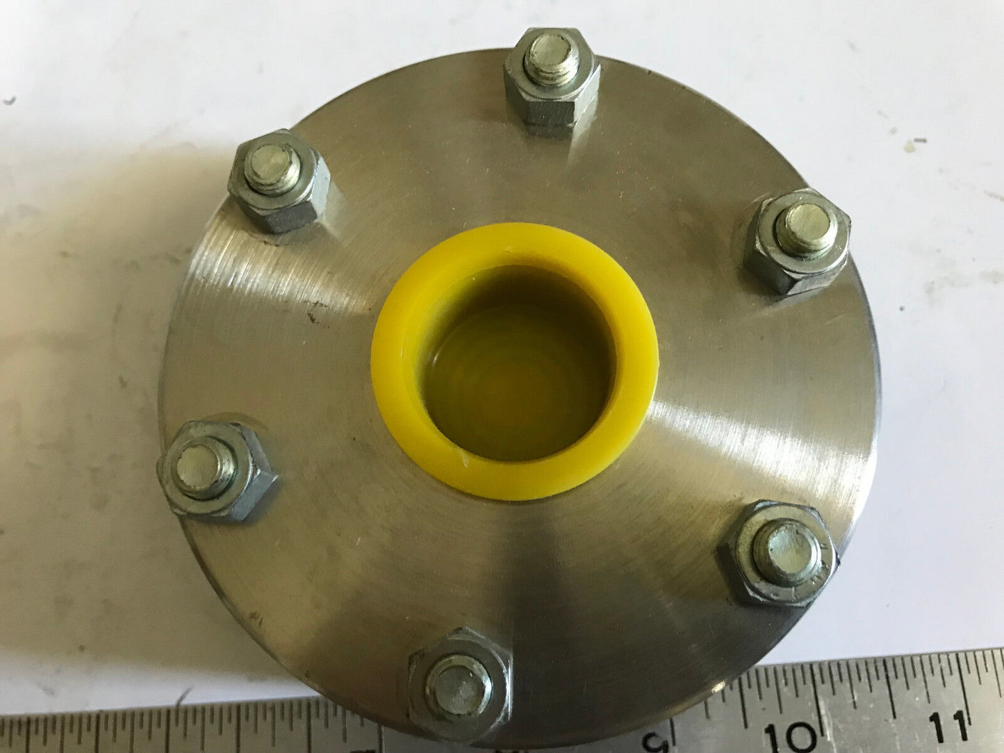 New Helicoid 100Ha,316Ss,100H A F Diaphragm Seal 1/4" Upper Steel 1/2" Lower,Ep