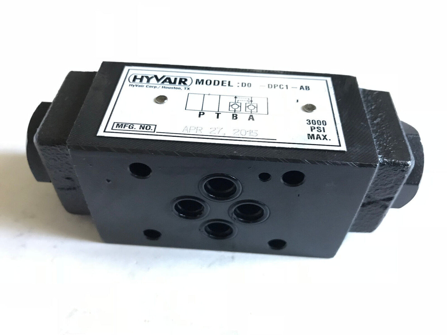 New Hyvair D03-Dpc1-Ab-70 Modular/Stackable Valves. 3000Psi,Aj