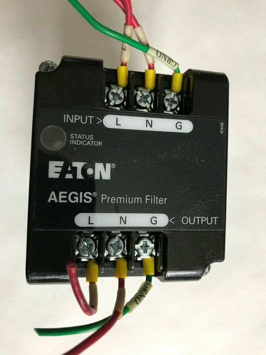 Cutler Hammer Agpv12001,450-0011,Eaton Aegis Premium Filter Spd, Emi Filter,Sm