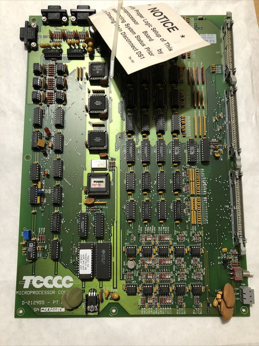 Tocco D-212955 Microprocessor Control Board  D-212955-Pt1 ,Dj