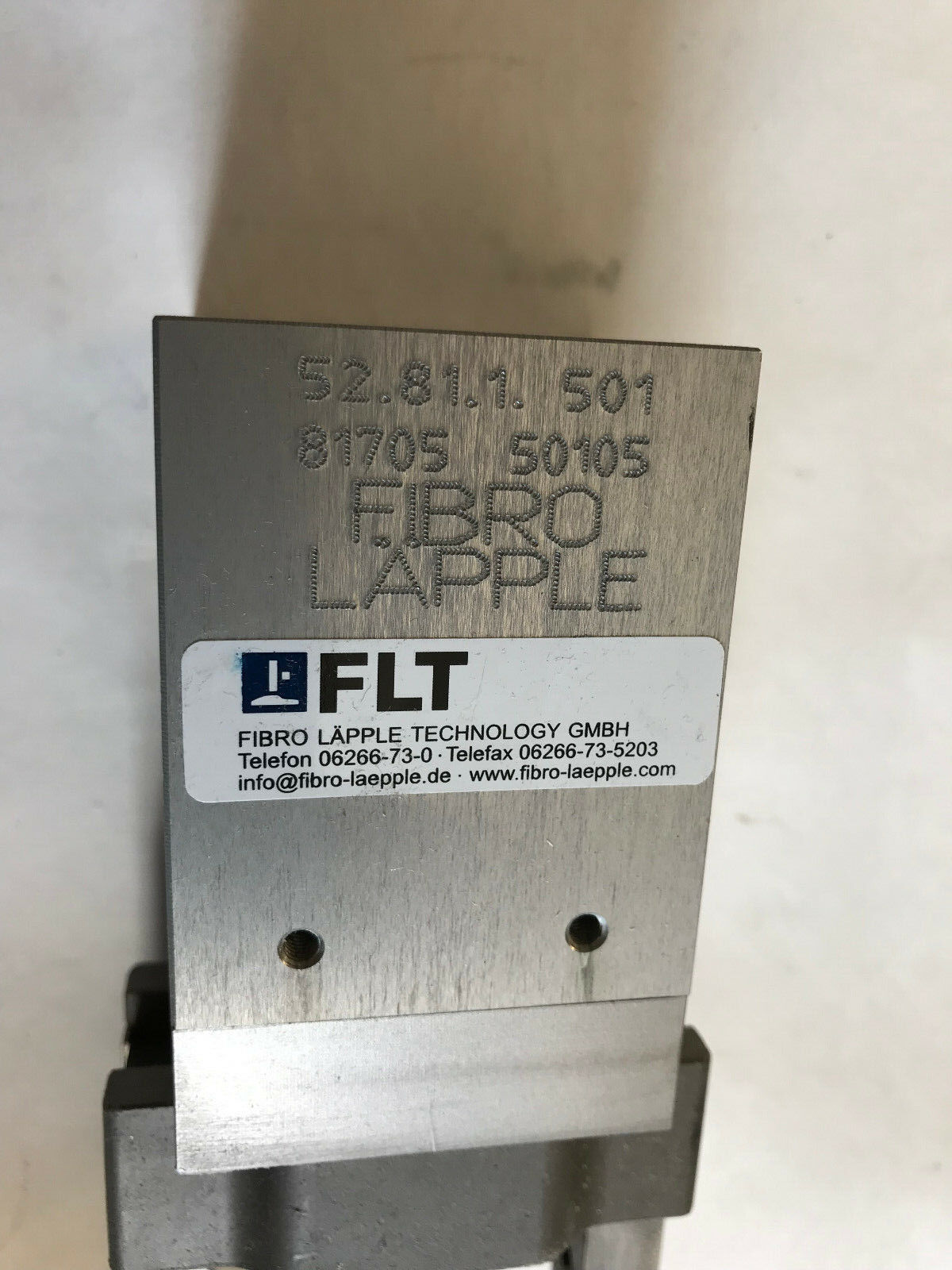 Fibro 52.81.1. 501,Flt 52.81.1.501 81705 50105, 2 Finger Parallel Gripper,Sd
