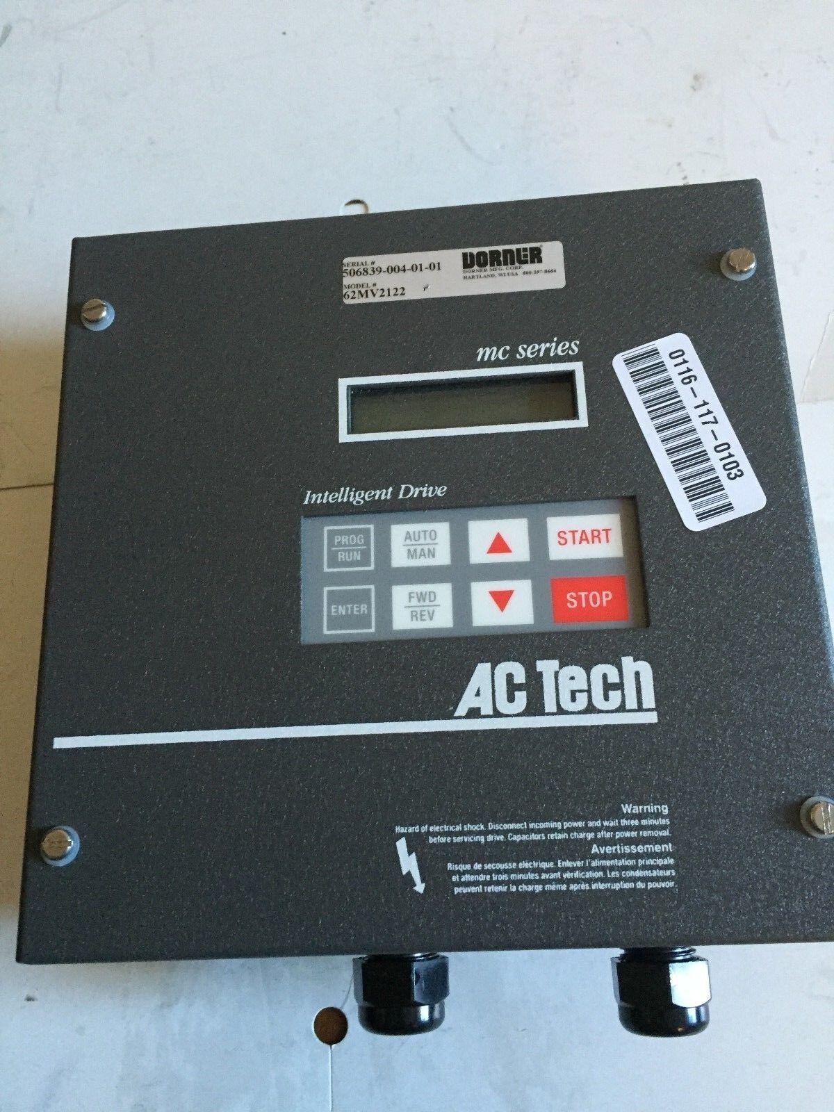 Dorner 62Mv2122,Ac Tech M1105sc,62Mv2122 Intelligent Drive Controller, .5Hp,Dl