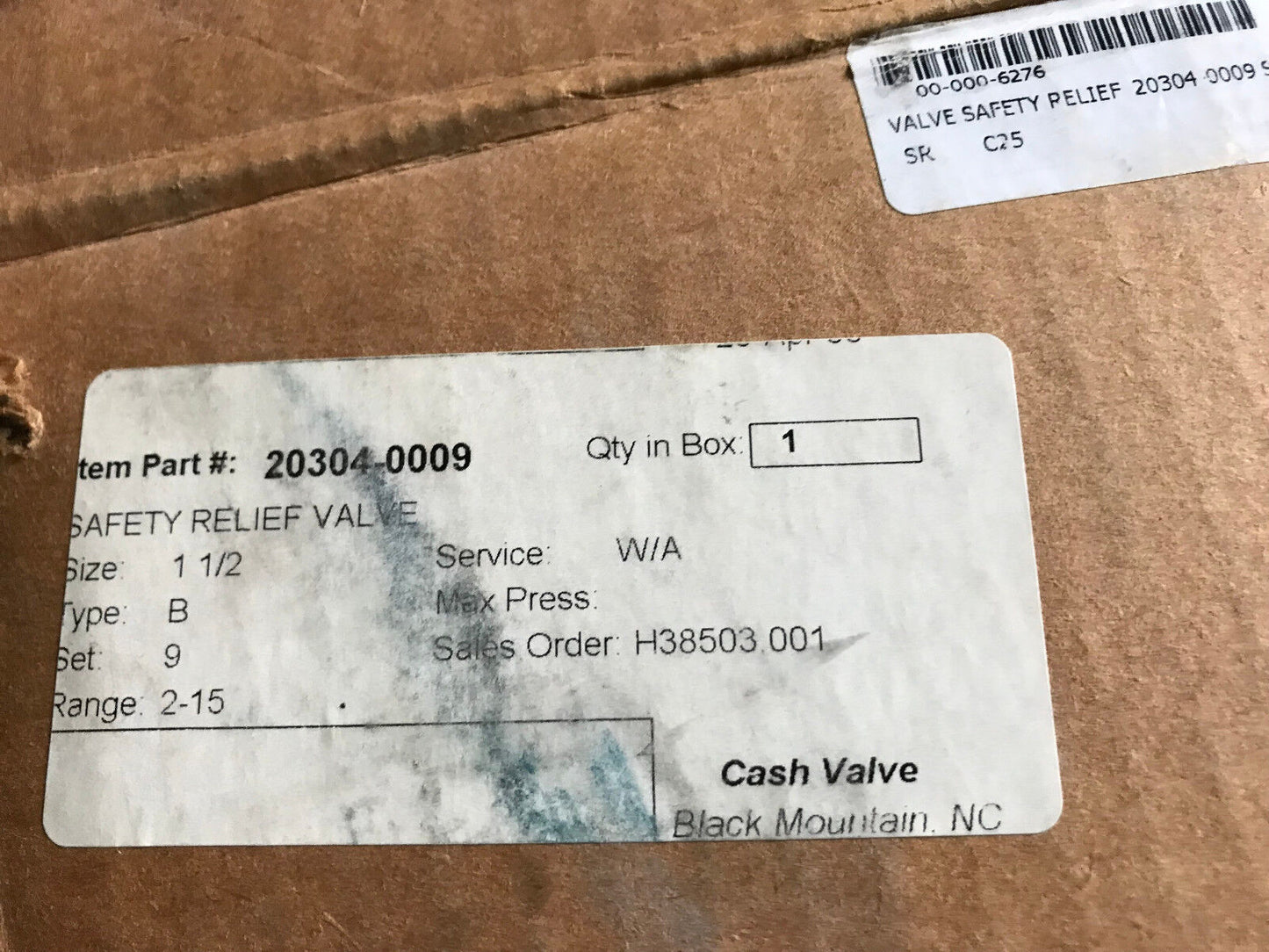 New 1 1/2" Cash Acme Valve B62,Hy07 12 Pressure Regulator B Set 9Psi 400 Psi,Ag