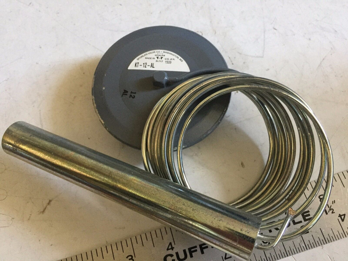 New Sporlan Kt-12-Al Thermostatic Expansion Valves W/ 10' Element ,R717 1509,Ah