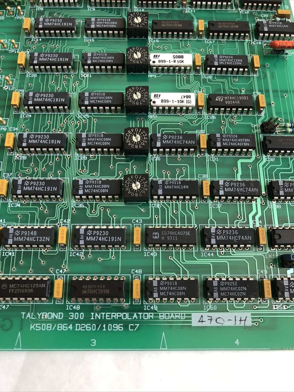 Talyrond 300 D260/1096 B7,K508/864 D260/1096C7 Interpolator Board Plc Board,Er