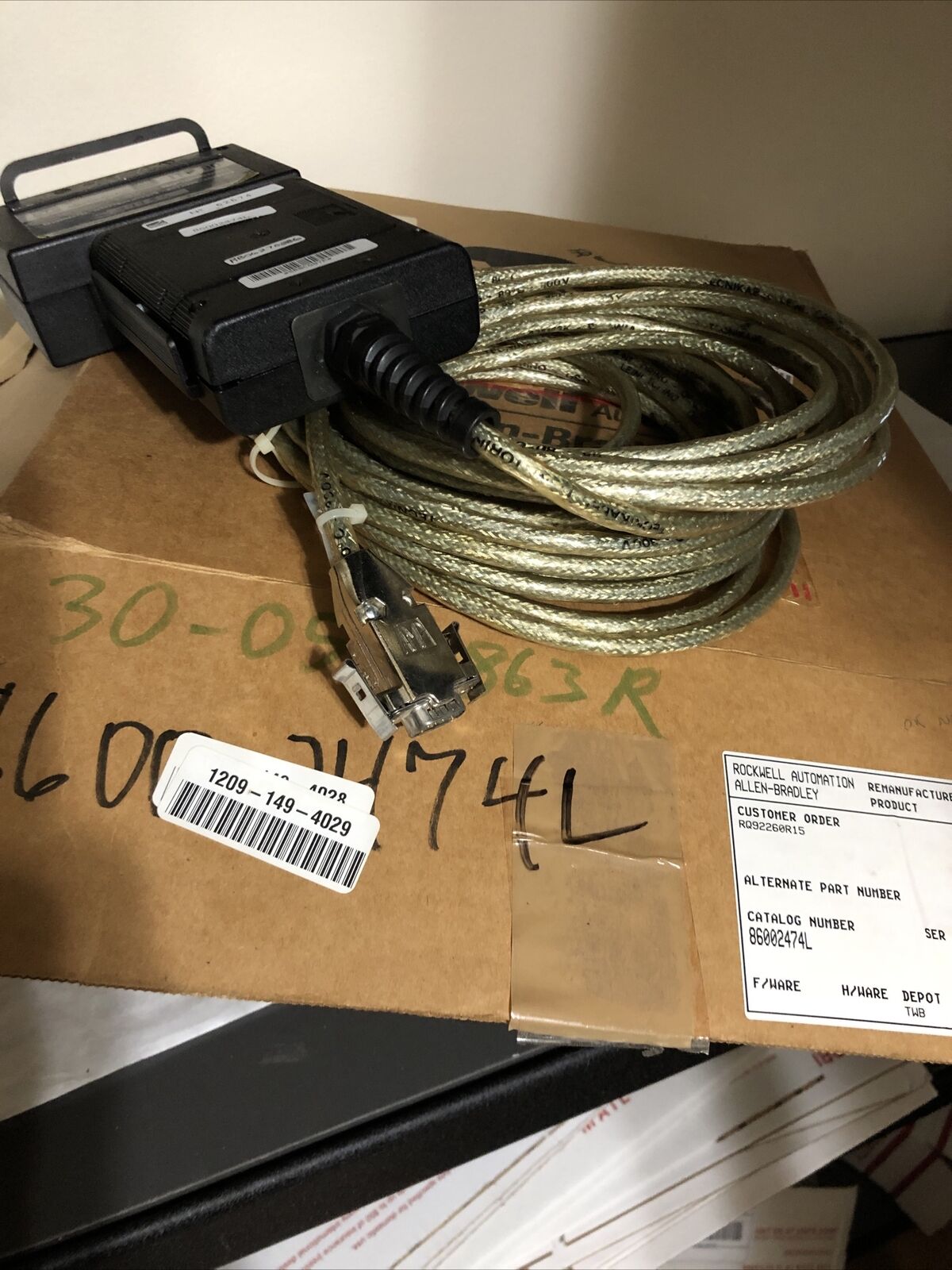 Cts,Osai 8600-2474L,Itp 90 Allen Bradley 86002474L,Rb06270286 Teach Pendant,Fk