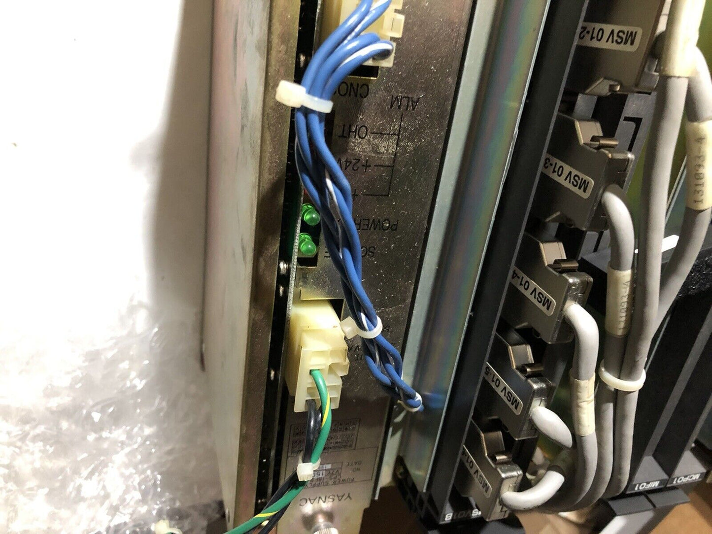 Yaskawa Jzncu-Mrk12-1E,Abso Yasnac,Cps-18Fb,Mcp01,Mif01,Mcp02b Power Supply,Tn