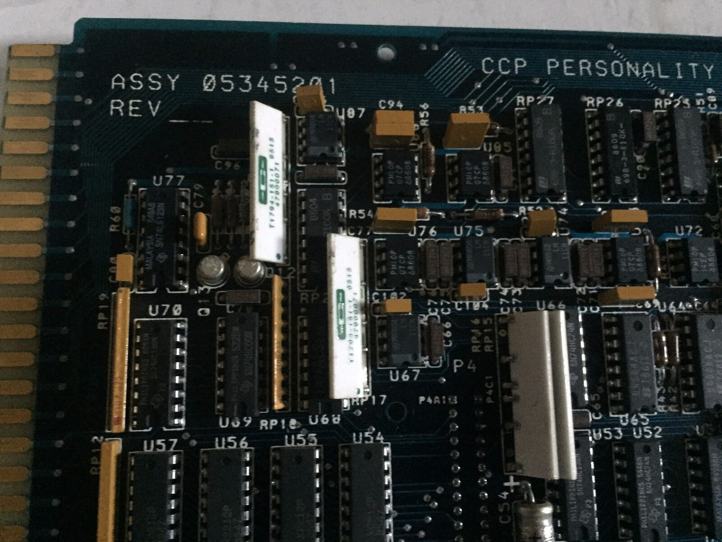 Honeywell 09436000 Rev G,05345201 Measurex Unitec Processor Ccp Personality,Cx