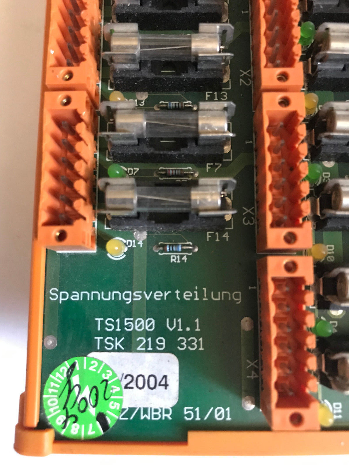Tsk Ts1500 Test Point Board Tsk 219 331 Ts1500 V1.1 Spannungsverteilung,Su