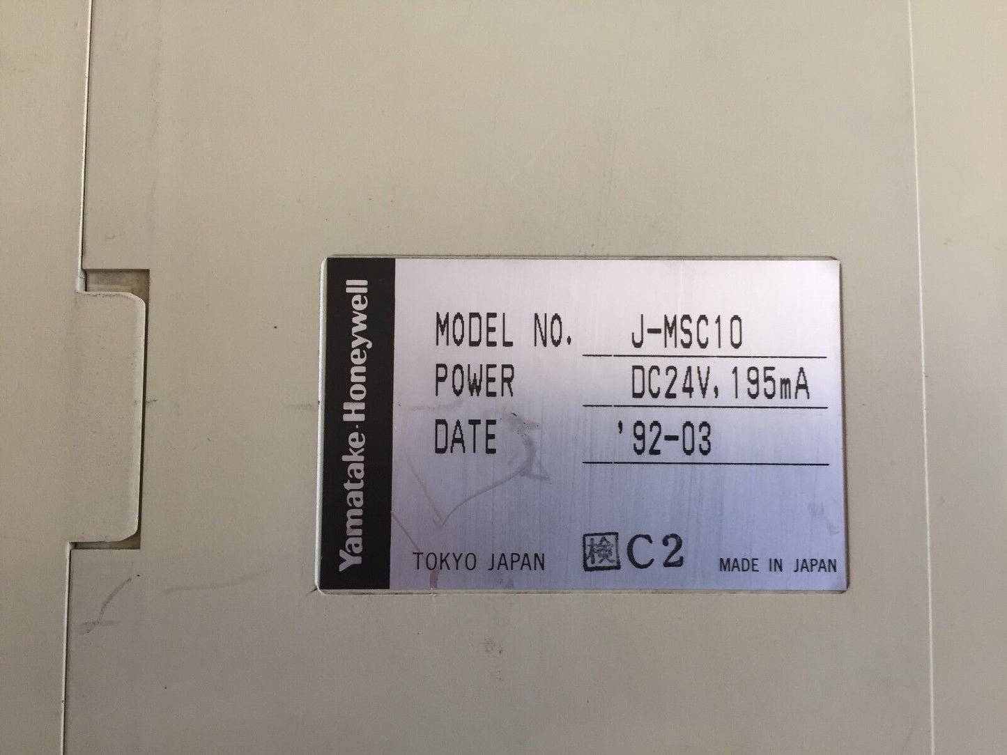 Yamatake J-Msc10  Honeywell J-Msc10 Control Module,Msc10, 80360145-011,Cf