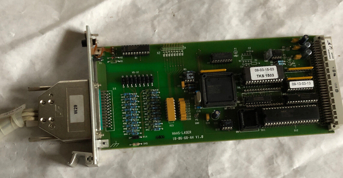 Haas-Laser Tks 18-06-68-00/C Karte Control 180668Ah Board 18-06-68-Ah V1.0,Ay