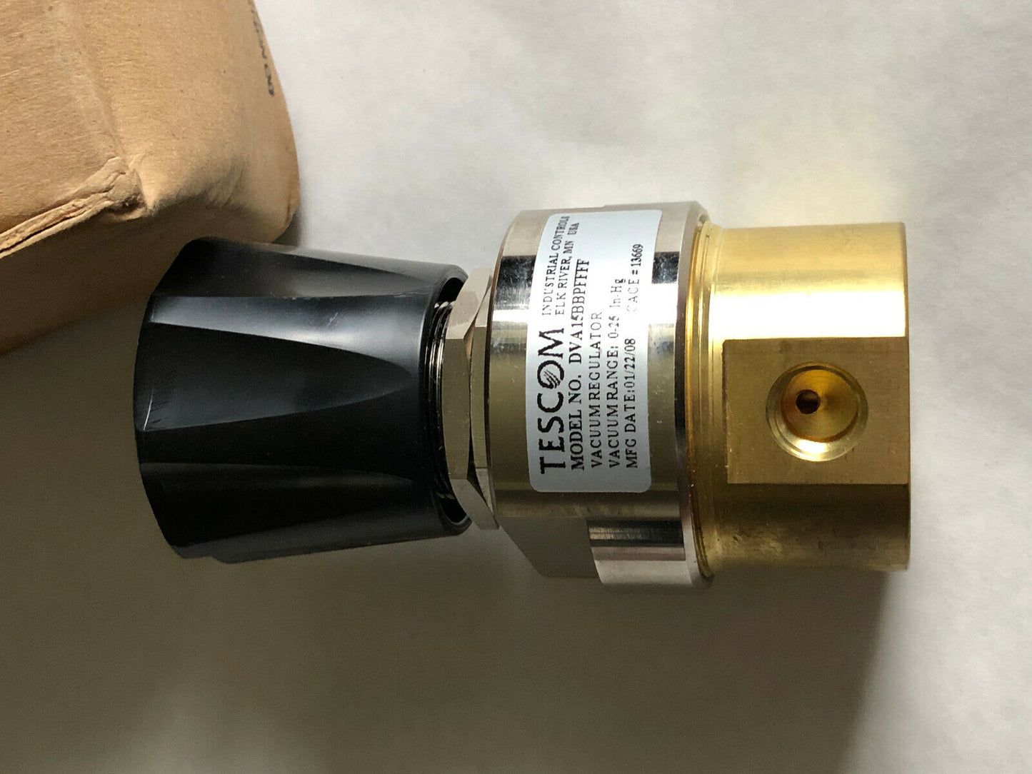New Tescom Dva15bbpffff Pressure Regulator Vacuum, Tescom Dv A 15Bbpffff,Cg