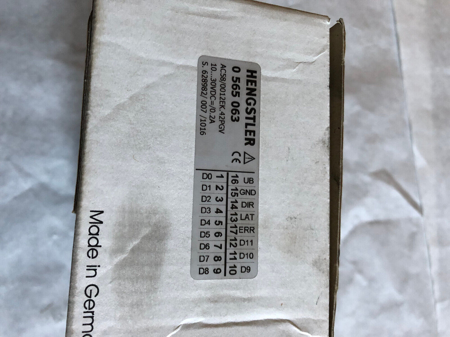 New Hengstler 0 565 063,Ac58/0012Ek.42Pgv Optical Incremental Encoder,Tj