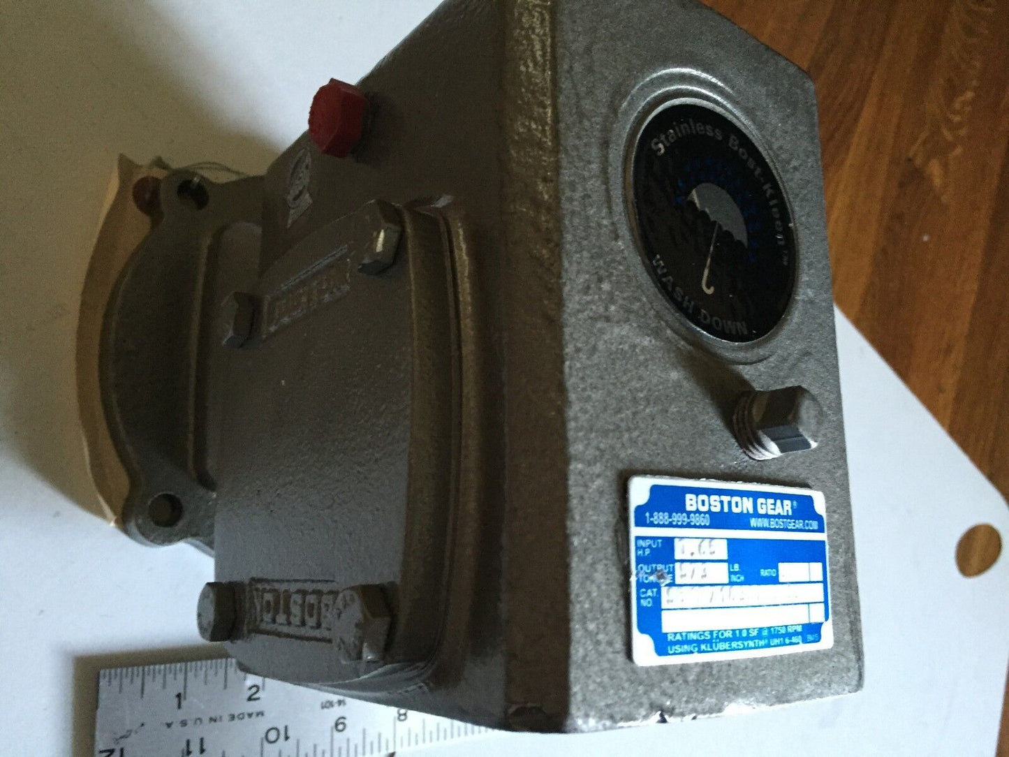 Boston Gear S8kf71830z356s3,S8kf71830z356s3 Gear Reducer,Ratio 30:1,0.65,573,Bk