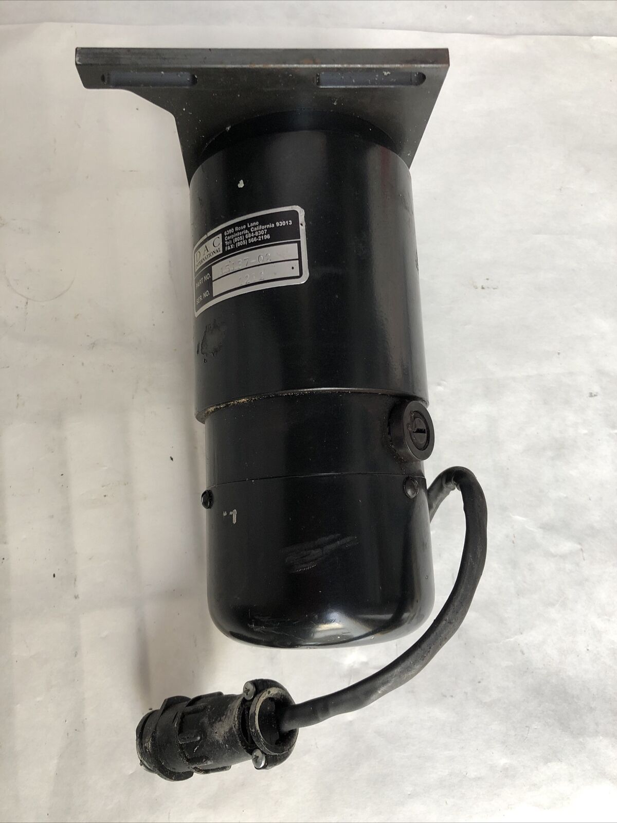 Dac 15137-02 Servo Motor, Shaft Diameter: 1/2", Shaft Length: 1-1/2",Fd