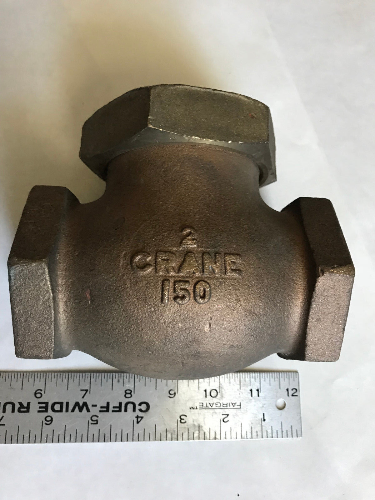 2" Npt Crane 150 Thrd Brnz Spring Lift Check Valve Steam Boiler,2" Crane,Ae