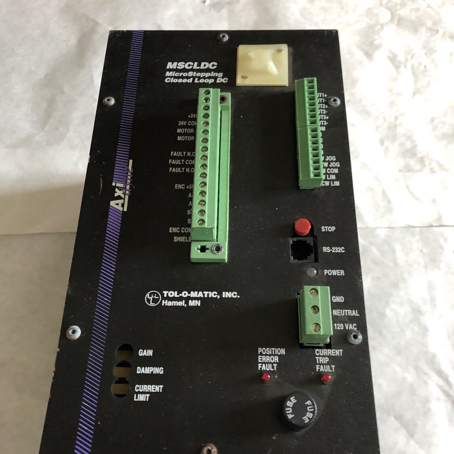 Tolomatic Mscldc,B3b #156628 Microstepping Closed Loop Dc Controller,Bu