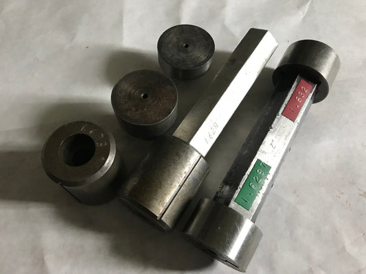 Lot 5 The Pipe Machinery Go No Go Plug Gage 1.637,1.6325,1.628,1.629,1.632,Aa