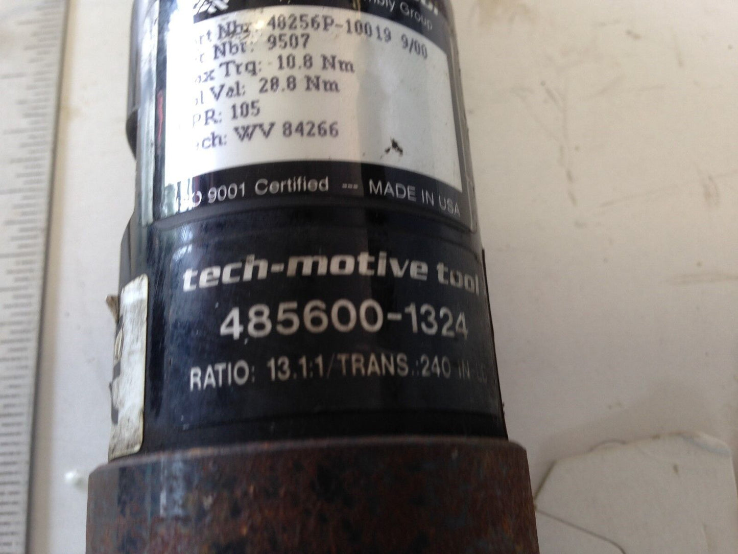 Tech-Motive 48256P-10019 9/00 Automation Electronic Cpr105 Nutrunner 3/8,Fi