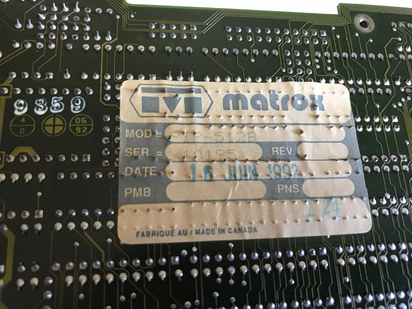 Matrox Pip-512B,239-06-02 Pcb Board,239-06-02,Ah