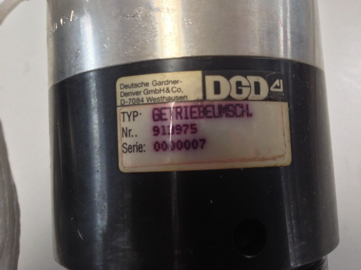 Gardner-Denver 913975 Nutrunner Motor Assembly,Dgd Getriebeumsch 921550 C-A,Ta