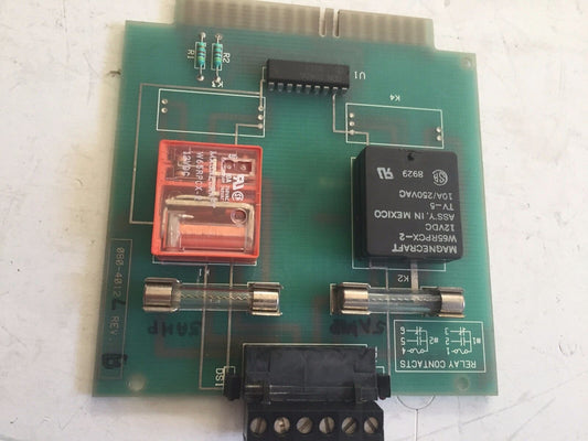 Sci 080-4012  Rev.A,080-4012L Relay Pcb Board,Mic1-1,180-4012 Rev.A,Cr