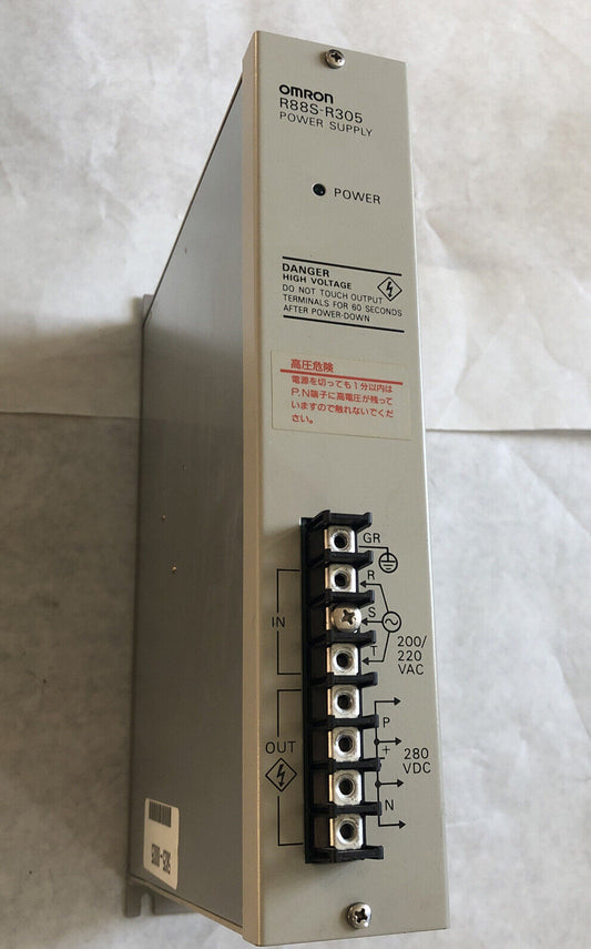 Omron R88s-R305 Power Supply, 280 Vdc  ,Cz,Ee