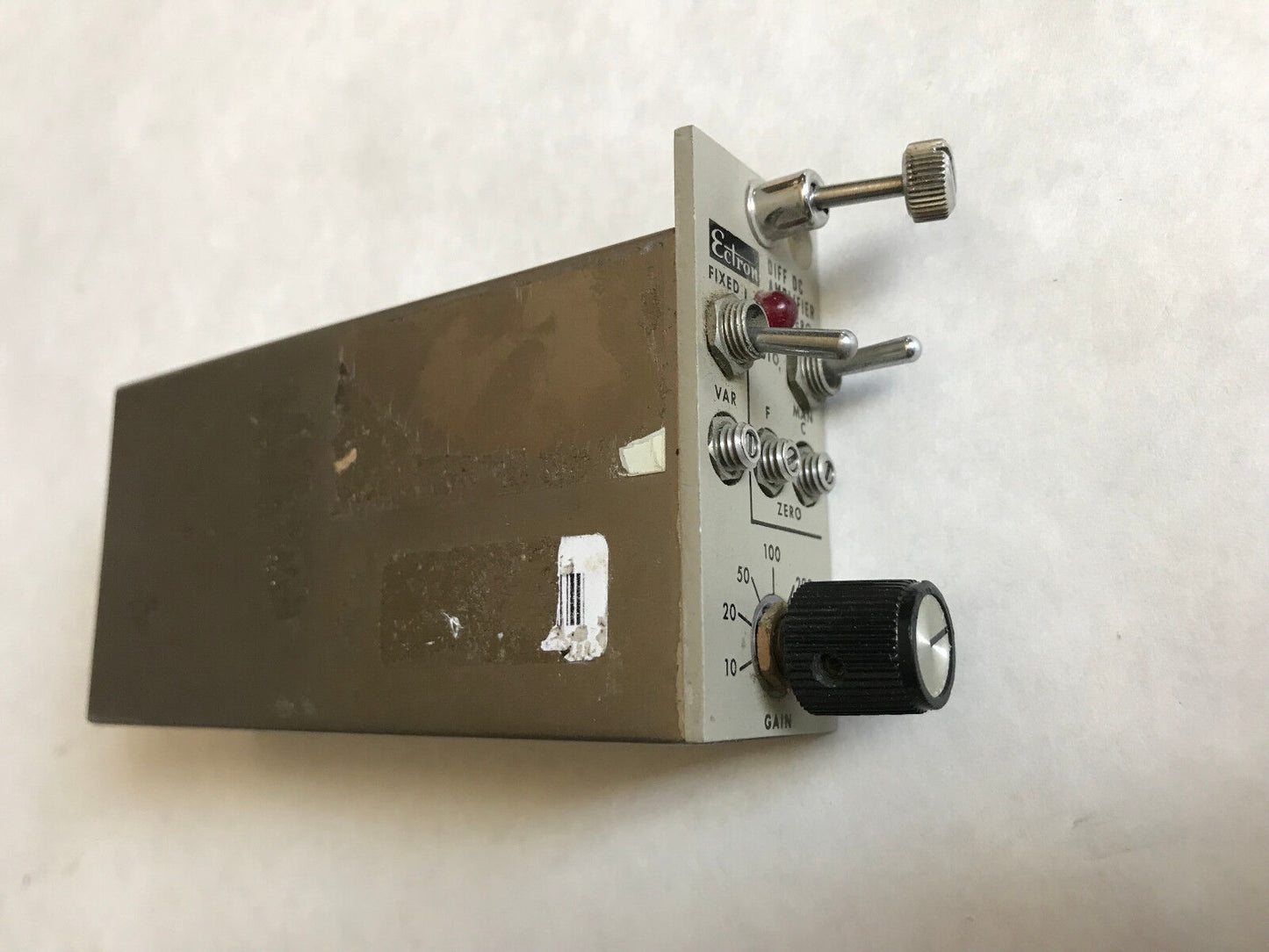 Ectron 418Aiopux-5 Differential Dc Amplifier W/ Strain Gage Power Supply,Ah