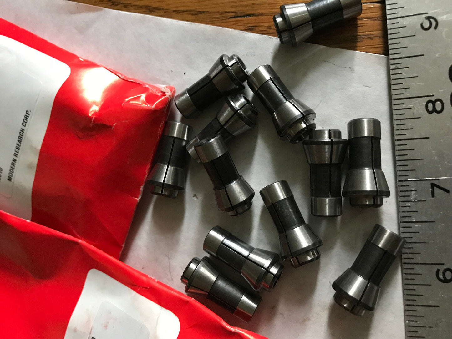 Lot 24 Modern Research 349080 1/4" Collet & 4 Pcs 349090 For Edp# 349010,Eo