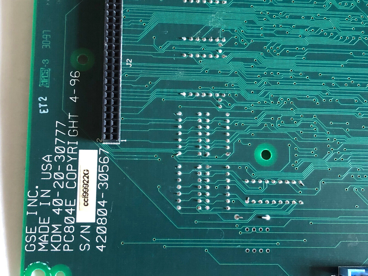 Gse Inc Lcd Display Board Pc804e,Gse Kdm 40-20-30777,420804-30567 ,Cf