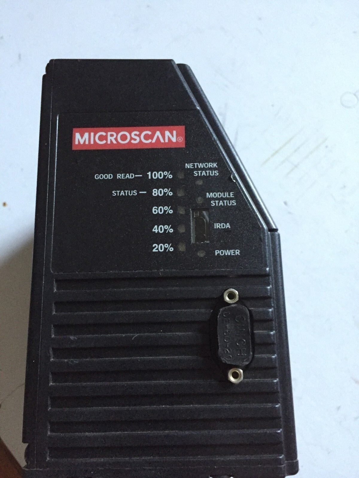 Microscan Fis-0880-0001 Bar Code Scanner Long Range Rs232/485 10-28V,Eh,Bk