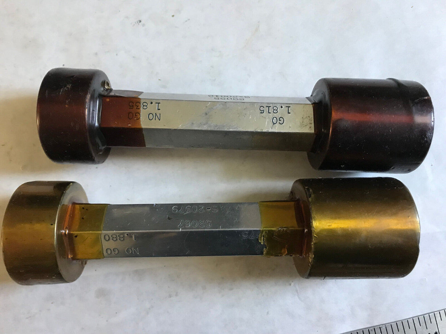 Lot Plug Gage Go Nogo Van Keuren  Pmc,Everard 1.815,1.835,1.875,1.880,Es