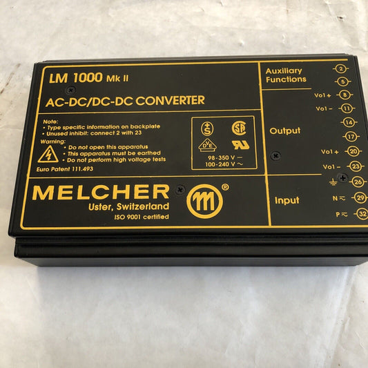 Melter Ac-Dc/Dc-Dc Converter Lm 1000 Mk Ll ,00094505,Lm 1001-7R,0094,Ed