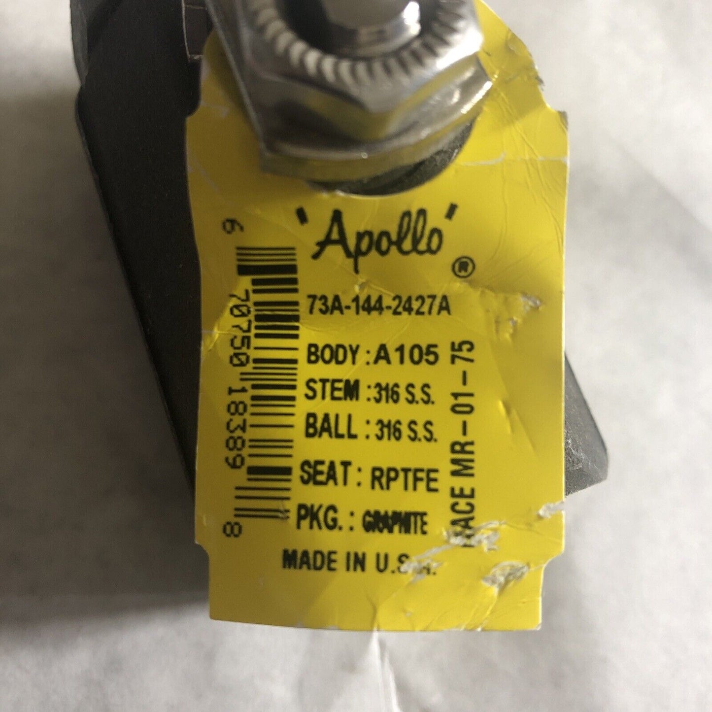 New 3/4 Apollo 3/4 Heavy Duty Valve,73A-144-2427A,C11 3/4 2000 Cwp,A105 Wfh,Bm