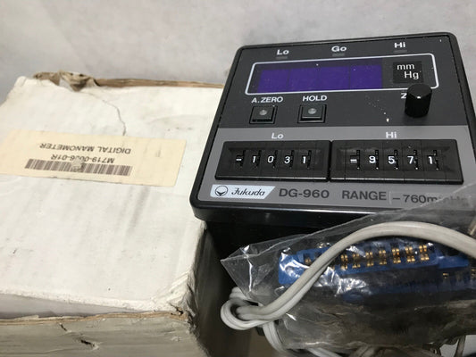 New Fukuda Dg-960,Jukuda Dg-960 Digital Manometer  -760Mmhg Range ,Eq