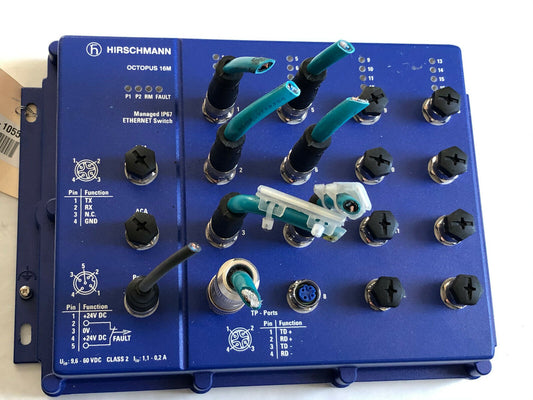 Hirschmann Octopus 16M Ip67 Ethernet Switch,Hirschmann Octopus 16M (Gm),Sv