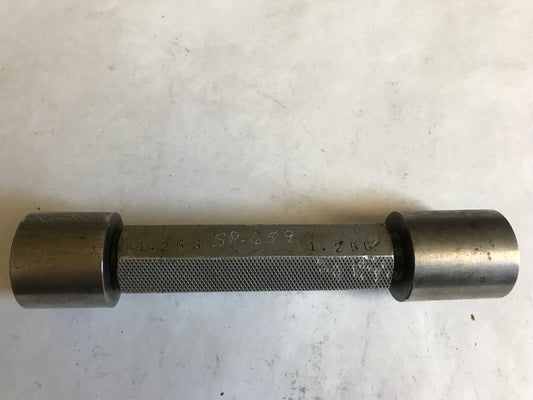 The Pipe Machinery Go No Go Plug Gage,1.258,1.256,Et