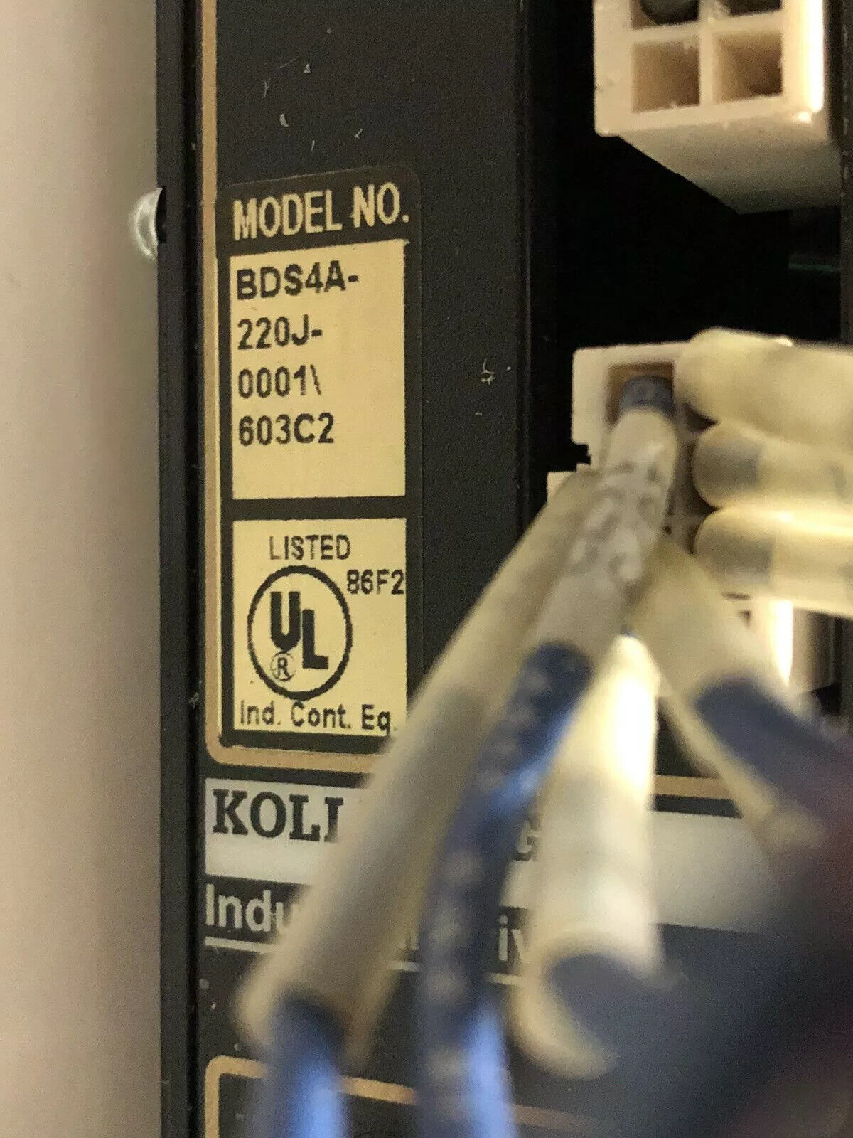 Kollmorgen Bds4a-220J-0001\603C2 Bds4 Ac Servo Drive,230Vac,(Error),Bds4a,Ey