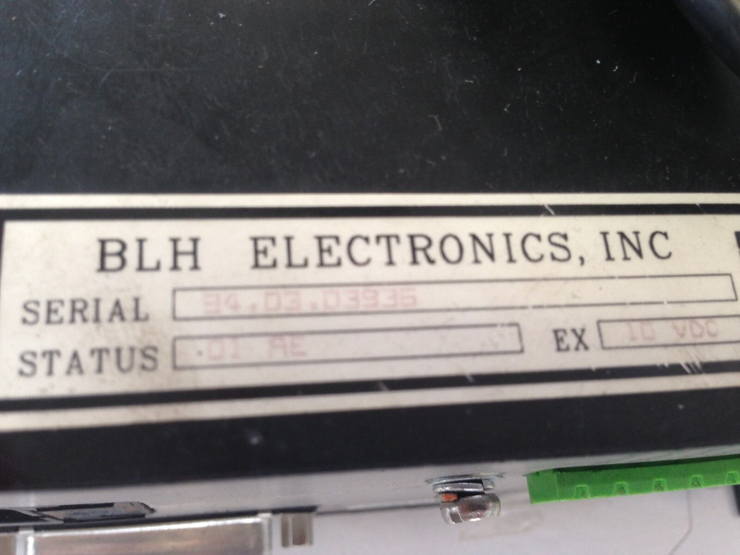 Blh Electronics 01-Ae Lci Weight Indicator Readout 08M013400000 10Vdc,Fc