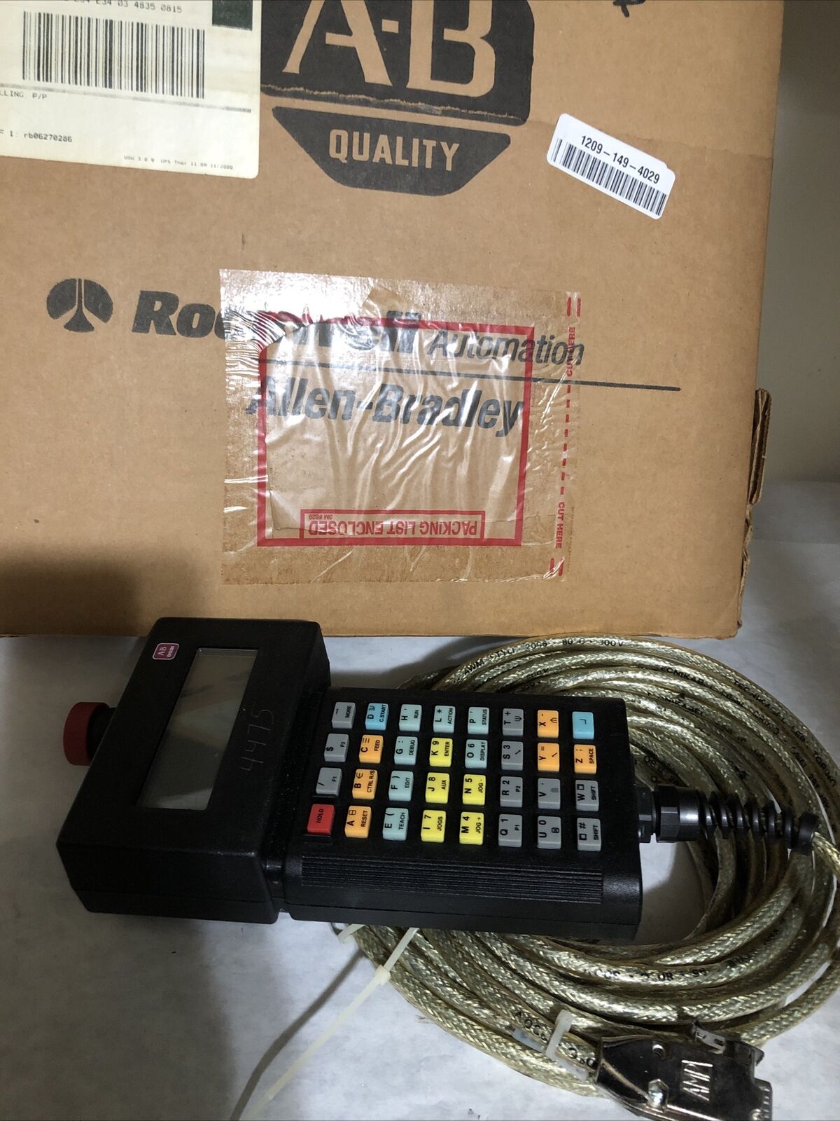 Cts,Osai 8600-2474L,Itp 90 Allen Bradley 86002474L,Rb06270286 Teach Pendant,Fk