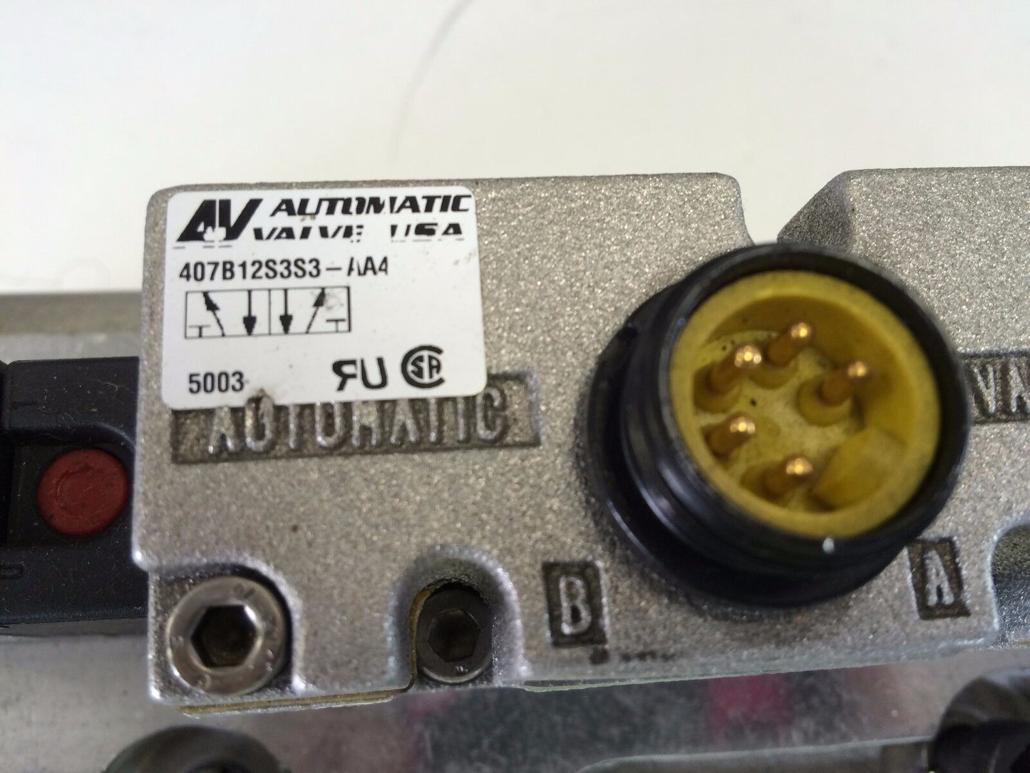 New Automatic Valve 407B12s3s3-Aa4 Av Weather-Proof Solenoid A7201-Aa,120V,Aj,Ev