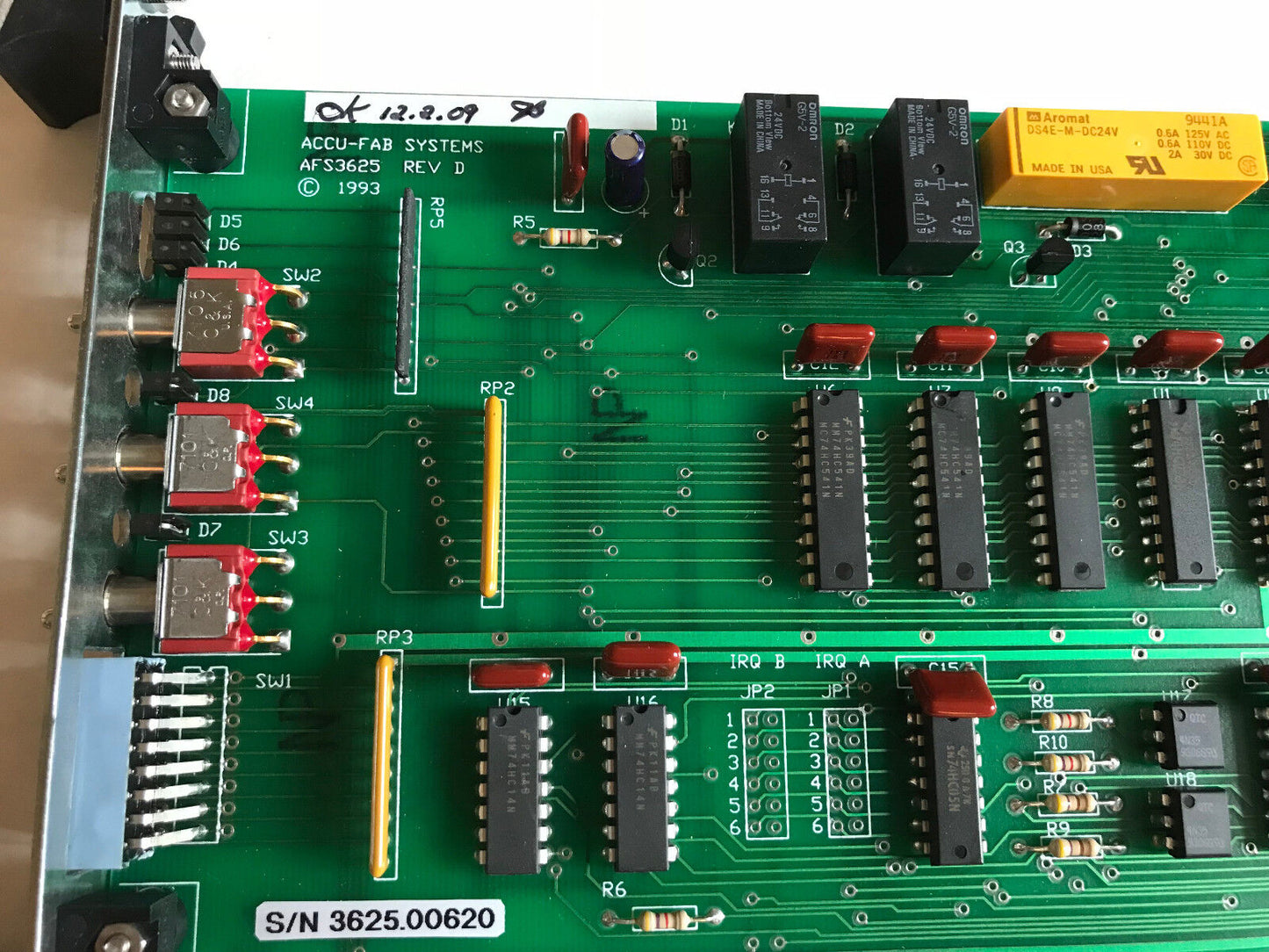 New Accu-Fab Afs3625,3625,1290 System Control Servo,Estop 3625 Bit 3309.0263,Sb